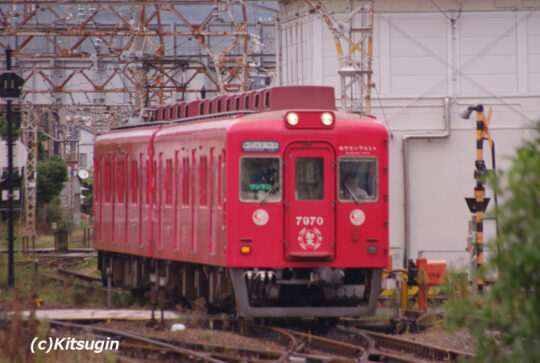 赤いめでたい電車